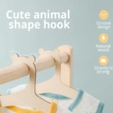 מארז 10 קולבי עץ קשיח לתינוקים